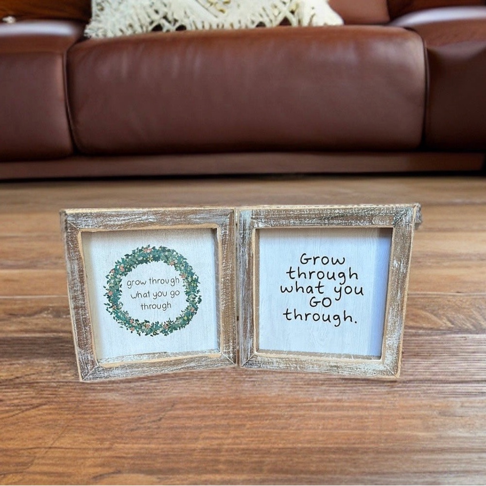 Doubled Sided Frame Sign